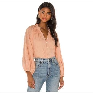 NWT Cleobella Alicia Top Peach/Pink Dune Size XS/S